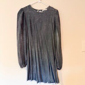 Lacausa long sleeve blue dress